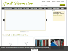 Tablet Screenshot of gianniflowershop.it